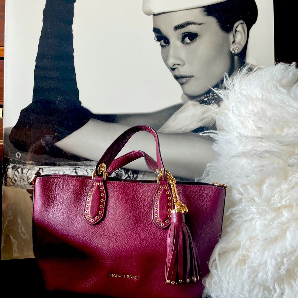 Burgandy Leather. Michael Kors